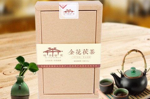 茯砖茶500g_泾阳茯砖茶_茯砖茶礼品